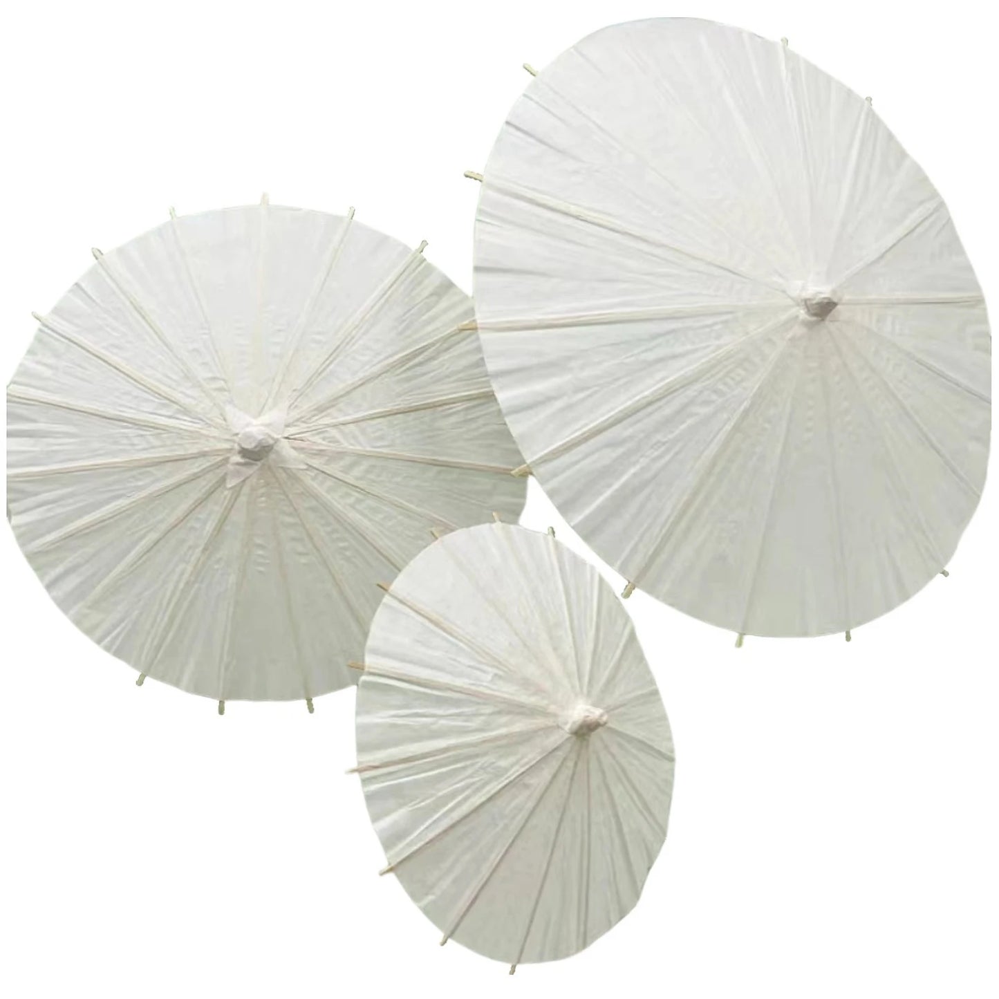 10pcs 30cm Diameter Blank Umbrellas | DIY Hand-Painted Oil Paper Umbrellas | Party Games & Spring Festival Supplies