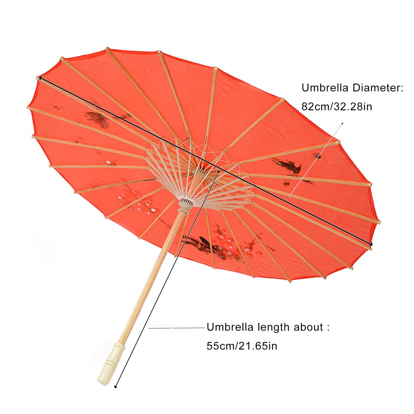 5 pcs Diameter82cm hand-painted silk-like umbrellas Modified oil paper umbrellas Party Ceiling Decoration