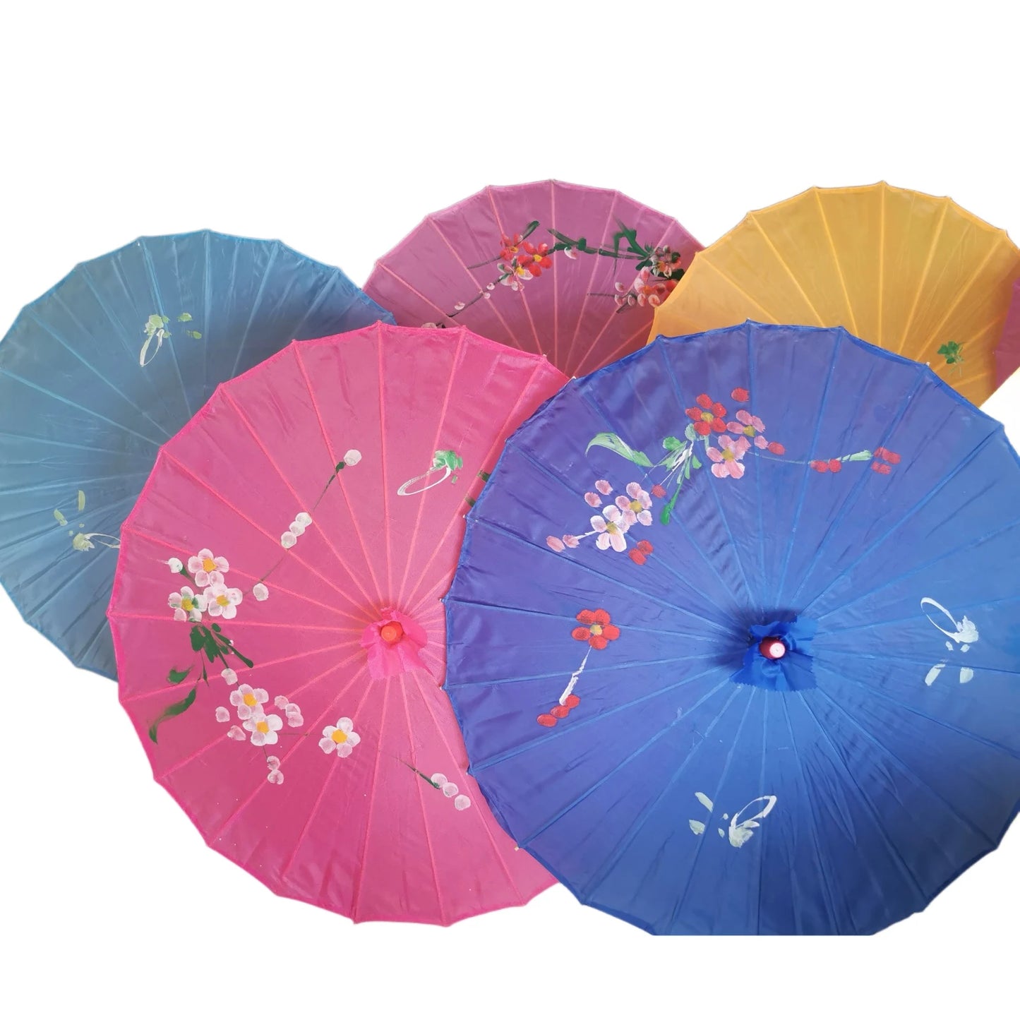 5 pcs Diameter82cm hand-painted silk-like umbrellas Modified oil paper umbrellas Party Ceiling Decoration