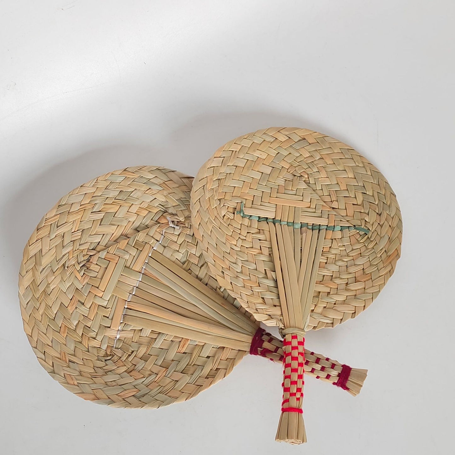 Retro Style Hand-Crafted Grass Fans for Relaxing Breezes